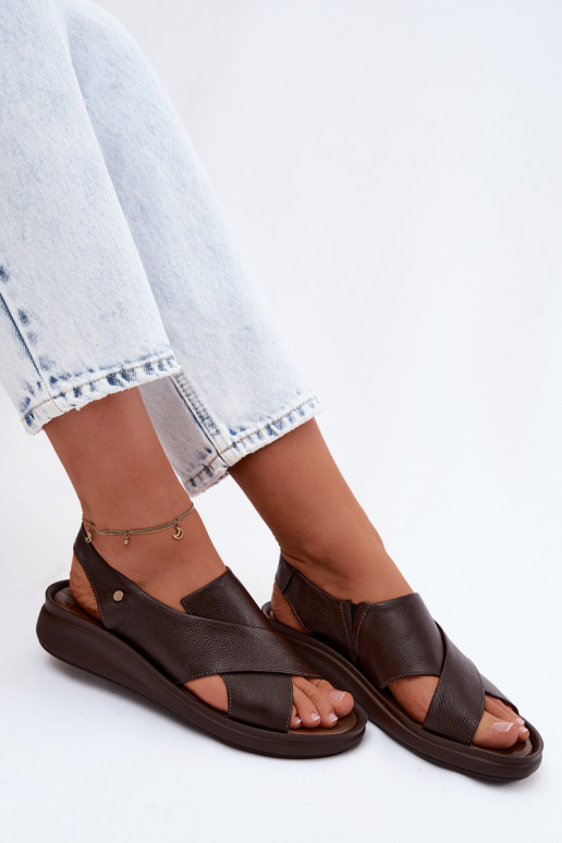 Zazoo 40392 Dámske sandále Dámske CzekoladoIne