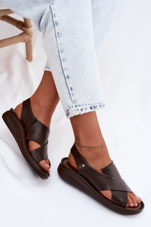 Zazoo 40392 Dámske sandále Dámske CzekoladoIne