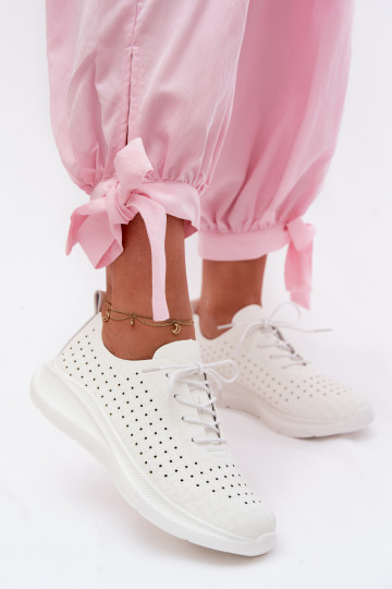 Prelamované topánky Športový štýl Tenisky model obuvi Dámske biela farba Heressa