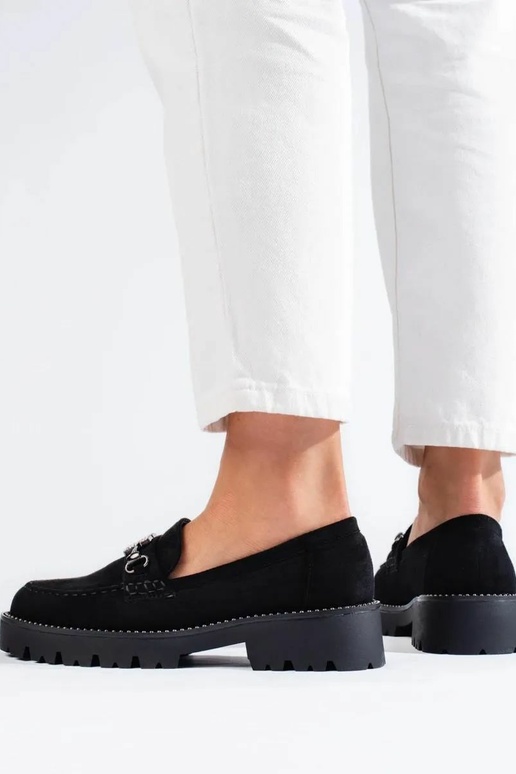 Mokasíny s masívnym podpätkom...