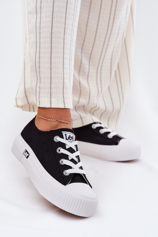 Bežná obuv s platformou LEE ISLA C INOMEN LOIN 50261002.25Y čierna