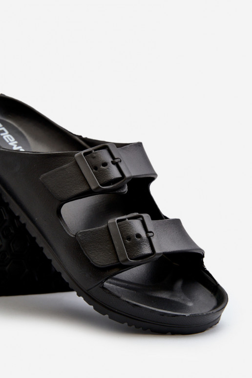 Papuče pre mužov Jednoduché Ľahké papuče s prackami čierna Avatara