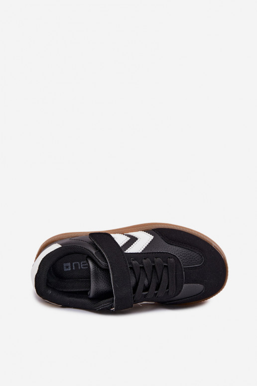 Tenisky model obuvi deti čierna Meressa