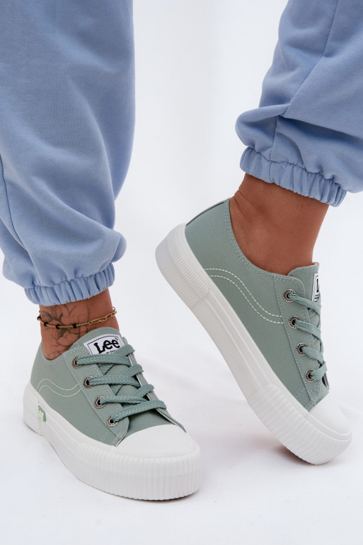 Bežná obuv s platformou LEE ISLA C INOMEN LOIN 50261002.98K mätové farby