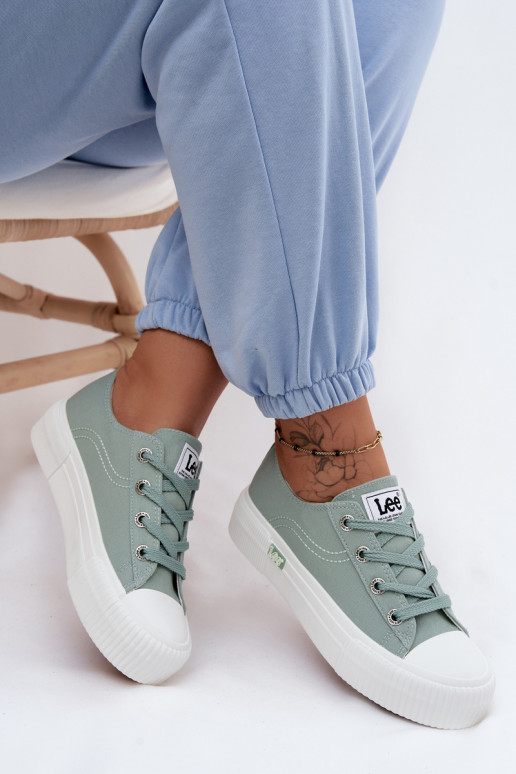 Bežná obuv s platformou LEE ISLA C INOMEN LOIN 50261002.98K mätové farby
