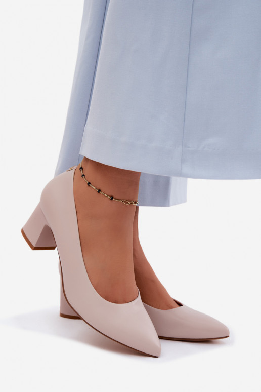 Topánky s podpätkami Sergio Leone PB413 sivá