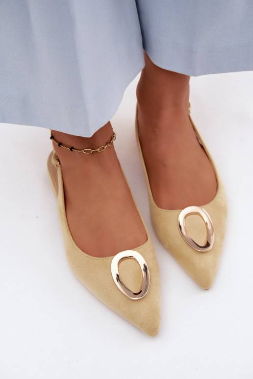 Dámske sandále so širokými podpätkami s ozdobami žltá Sparkle