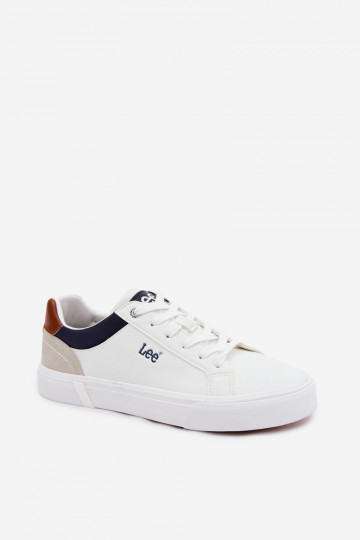 Pánske topánky na voľný čas LEE BRIXTON MEN LOIN 50261024.1FG biela farba
