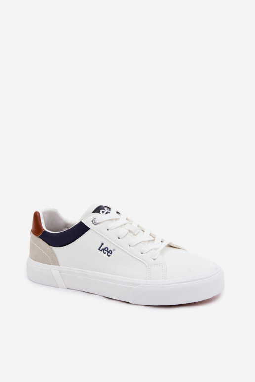 Pánske topánky na voľný čas LEE BRIXTON MEN LOIN 50261024.1FG biela farba