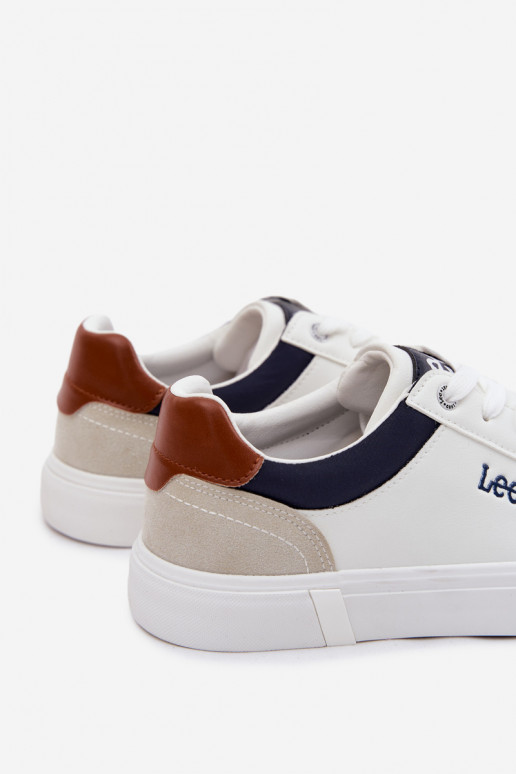 Pánske topánky na voľný čas LEE BRIXTON MEN LOIN 50261024.1FG biela farba