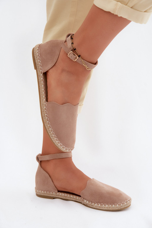 EspadrilkyImitacji zo semišuu Vinceza 23-34594 béžová