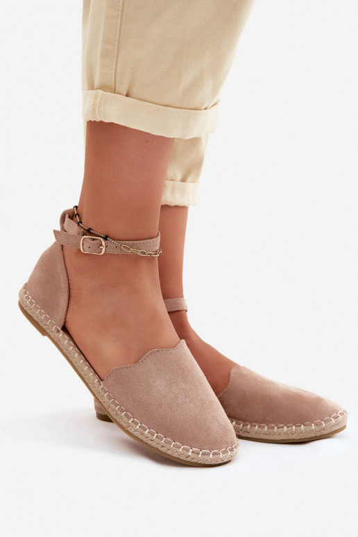EspadrilkyImitacji zo semišuu Vinceza 23-34594 béžová