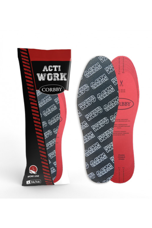 CORBBY ACTI INSOLE vložky s aktivovaným uhlím 36-46