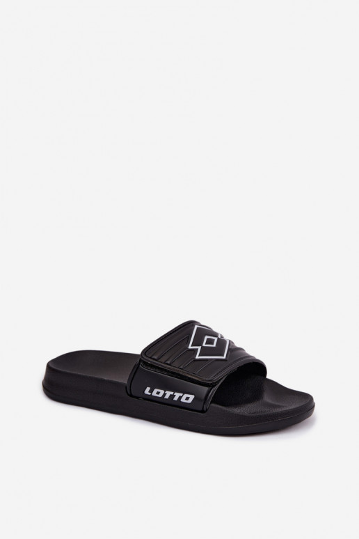 Čierne unisex šľapky LOTTO FLYDE 2400940U-1110