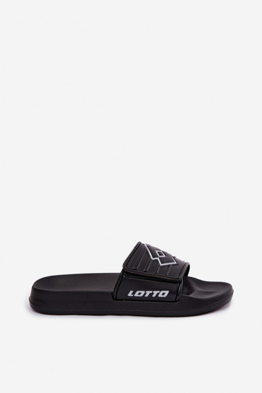 Čierne unisex šľapky LOTTO FLYDE 2400940U-1110