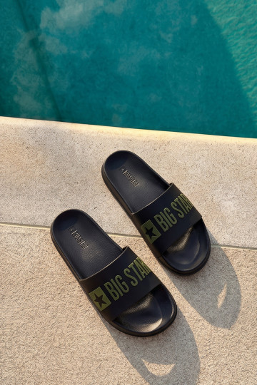 Čierne pánske šľapky "Big Star SS174359"