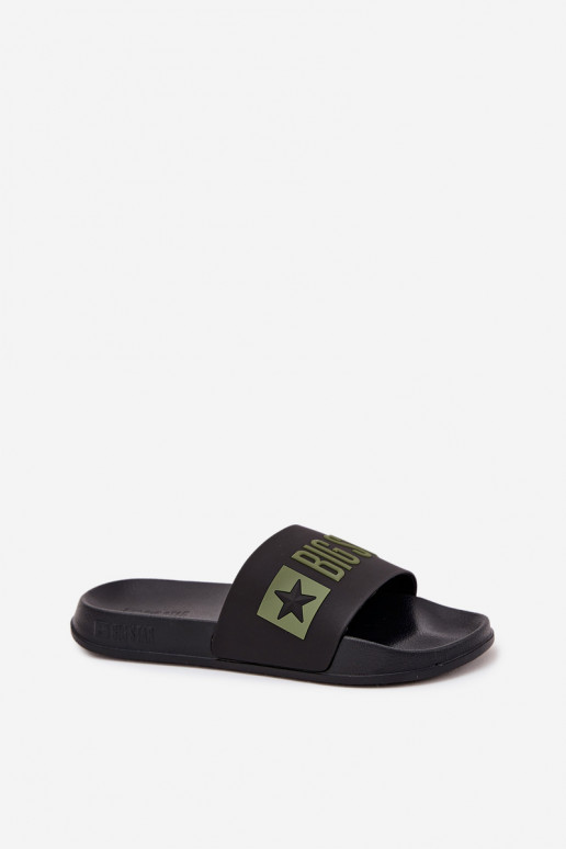 Čierne pánske šľapky "Big Star SS174359"