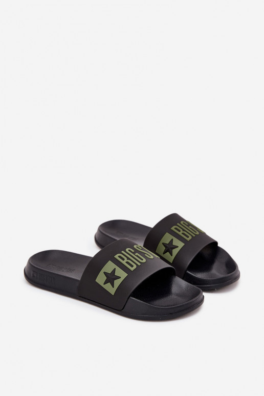 Čierne pánske šľapky "Big Star SS174359"