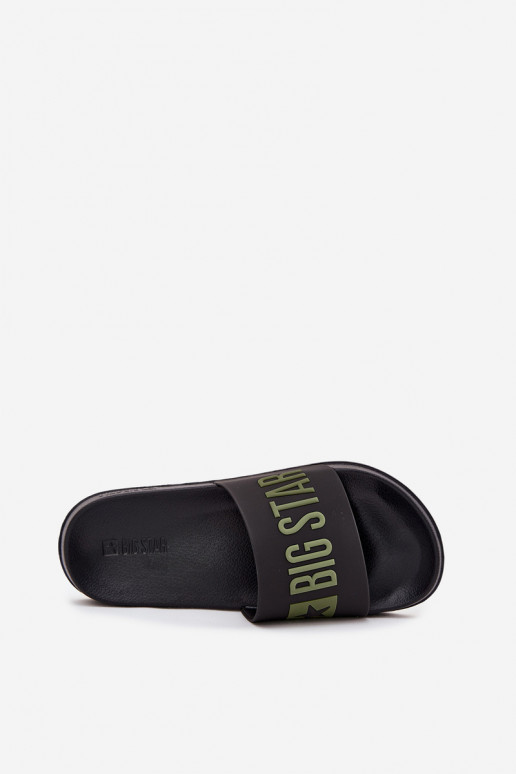 Čierne pánske šľapky "Big Star SS174359"