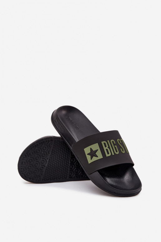 Čierne pánske šľapky "Big Star SS174359"