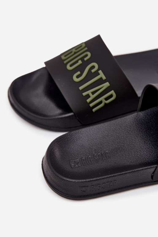 Čierne pánske šľapky "Big Star SS174359"