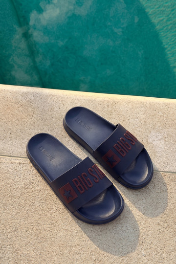 Tmavo modré pánske šľapky "Big Star SS174361" 2