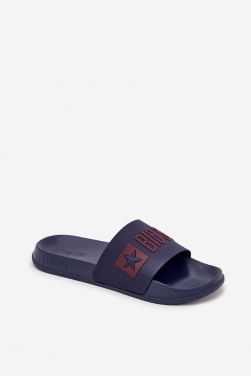 Tmavo modré pánske šľapky "Big Star SS174361"