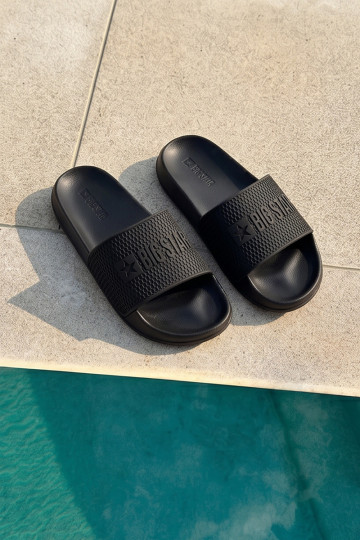 pánske šľapky na ľahkej podrážke Big Star SS174356 čierne