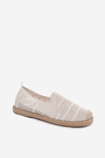Ažúrové slonovinové espadrilky Candessa 2