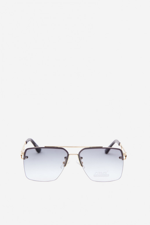 Slnko okuliare s UV filtrom khaki farby