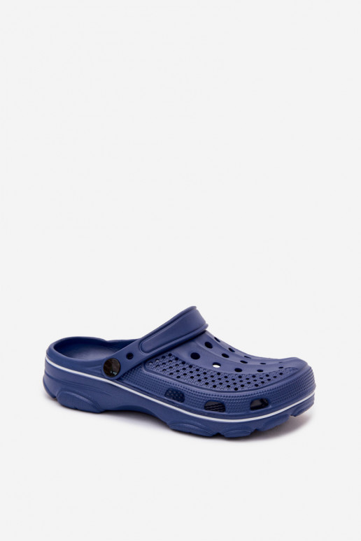Tmavomodré ľahké dreváky Merritt