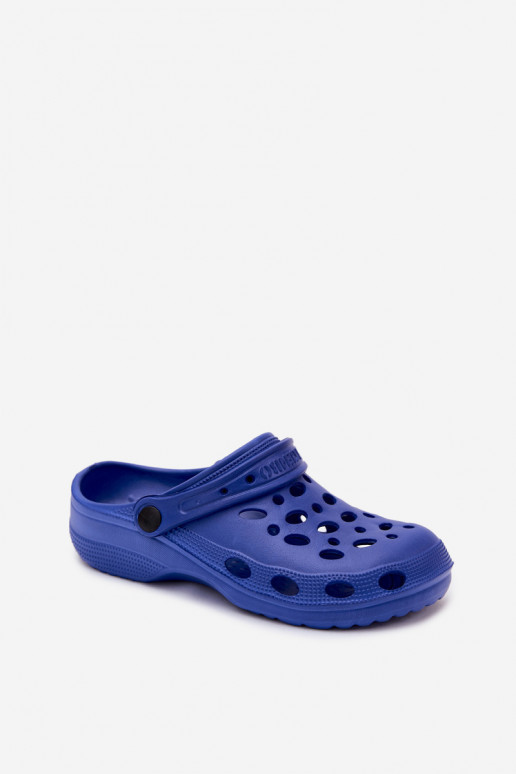 Ľahké tmavomodré dreváky pre ženy Parker