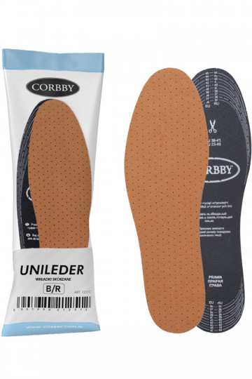 CORBBY UNILEDER kožené univerzálne vložky