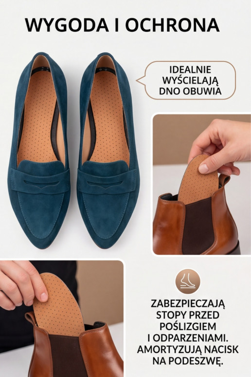 CORBBY UNILEDER kožené univerzálne vložky