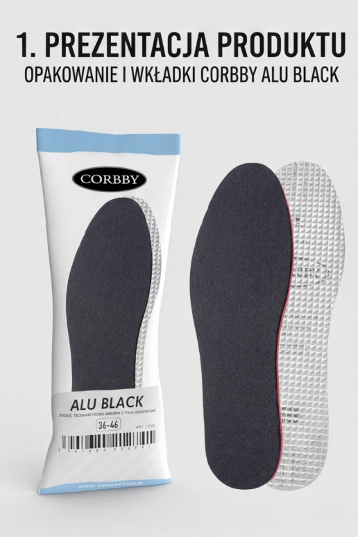 Corbby ALU BLACK Trojvrstvové vložky s hliníkovou fóliou