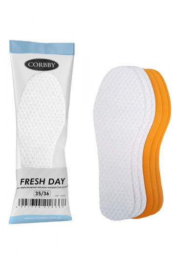 Vložky do topánok Corbby Fresh Day 3 páry