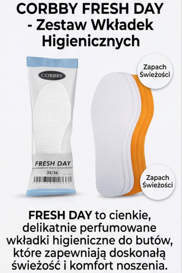 Vložky do topánok Corbby Fresh Day 3 páry 2