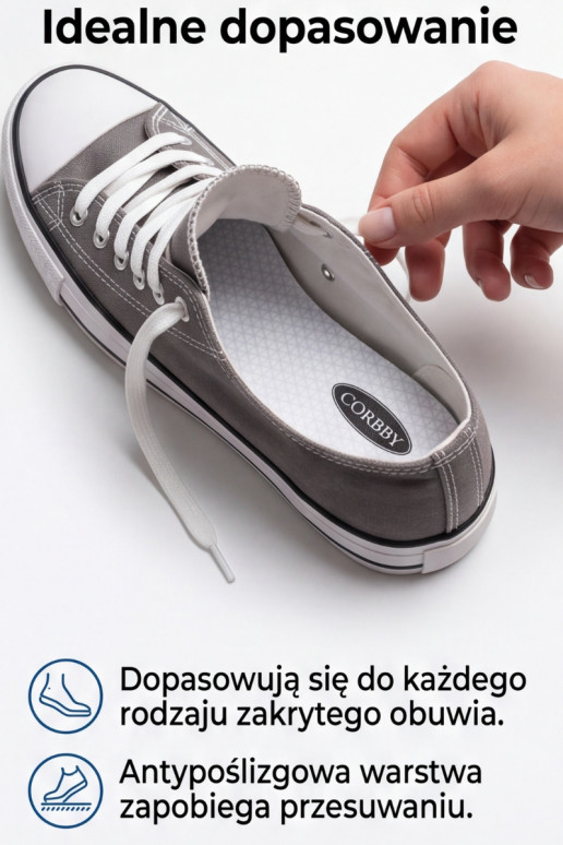 Vložky do topánok Corbby Fresh Day 3 páry