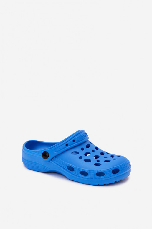 Ľahké modré dreváky pre ženy Parker