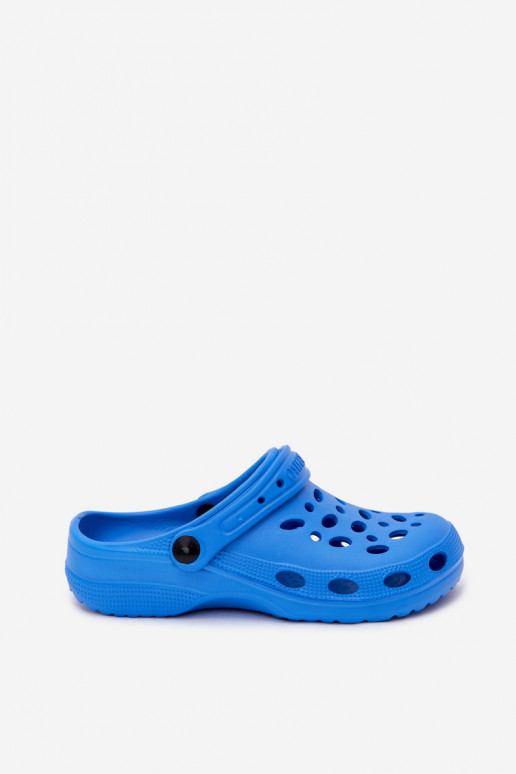 Ľahké modré dreváky pre ženy Parker