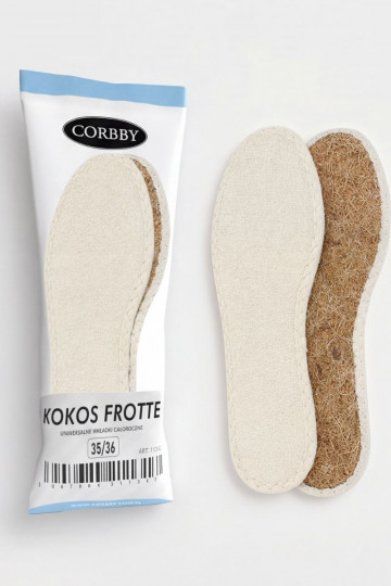 Corbby KOKOS FROTTE Vložky do topánok do každého počasia