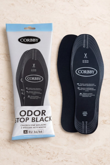 Antiperspiračné vložky Corbby ODOR STOP s aktívnym uhlím