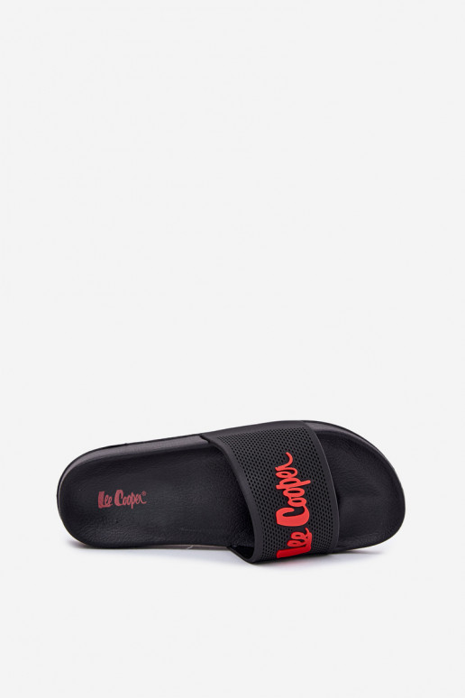 pánske šľapky čierne Lee Cooper LCIN-25-07-3526M