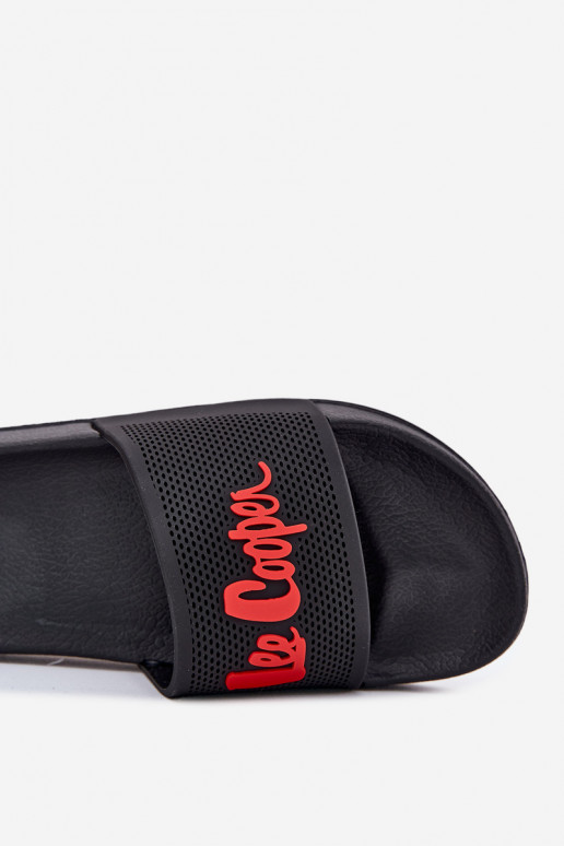 pánske šľapky čierne Lee Cooper LCIN-25-07-3526M