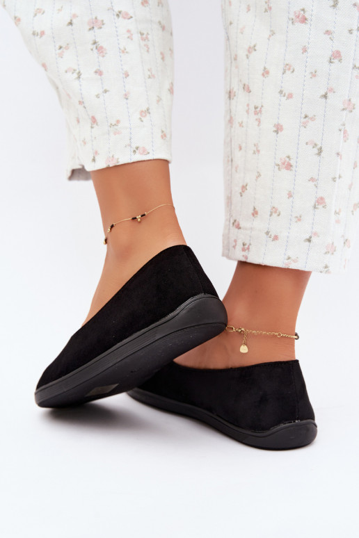 Čierne barefoot baleríny Hollin