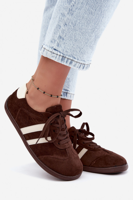 Dámske Barefoot tenisky v čokoládovej farbe Kessy