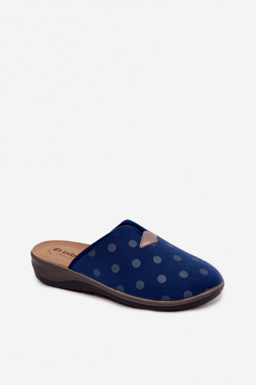 Dámske šľapky Inblu OD000014 tmavomodré