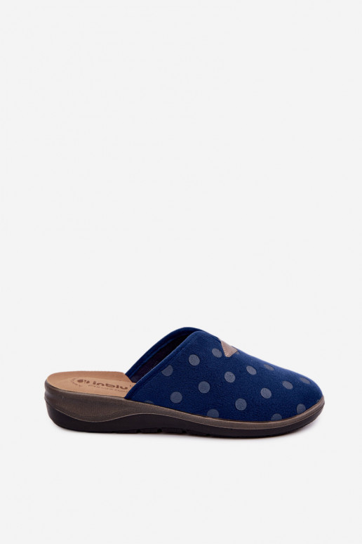 Dámske šľapky Inblu OD000014 tmavomodré