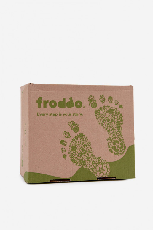 Hnedé detské semišové topánky Barefoot Froddo G2110157-1