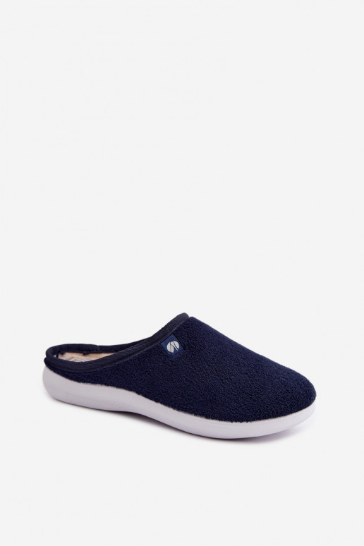Tmavomodré dámske domáce šľapky Inblu EC000102